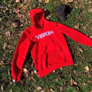 Vision Logo Hoodie NWT